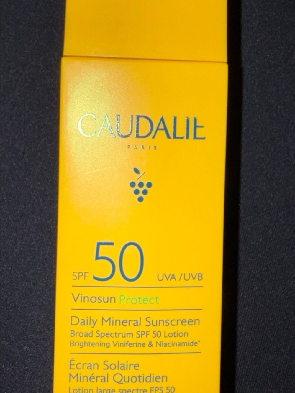Caudalie Yellow Daily Mineral Sunscreen SPF 50
